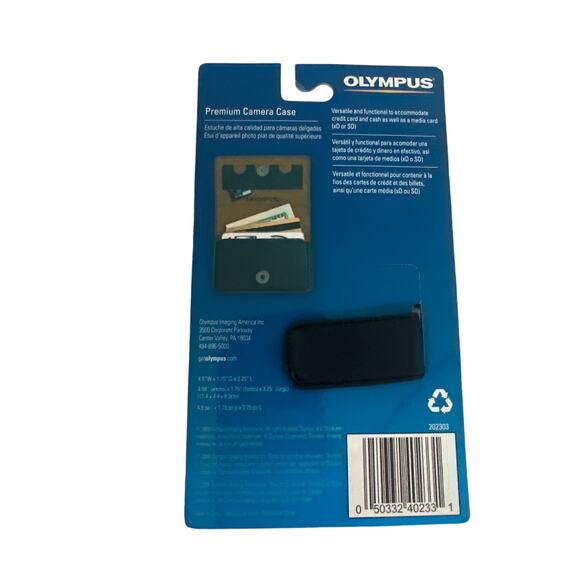 Olympus Premium Compact Leather Case NWT - Picture 3 of 4